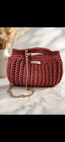Borsa fatta mano uncinetto - fatta,