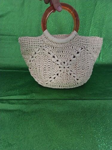 Borsa fatta mano uncinetto - borsa,