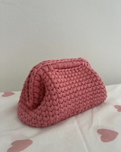 Borsa uncinetto fatta - uncinetto,