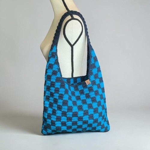 Borsa tracolla all uncinetto - borsa, a