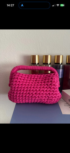 Borsa uncinetto fatta - uncinetto,