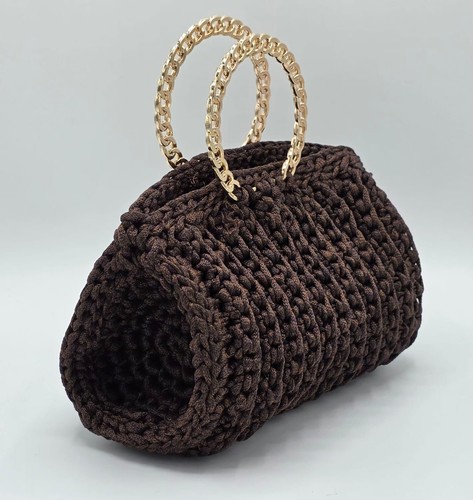 Borsa uncinetto fatta - uncinetto,