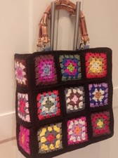 Borsa Granny di lana Fatta A