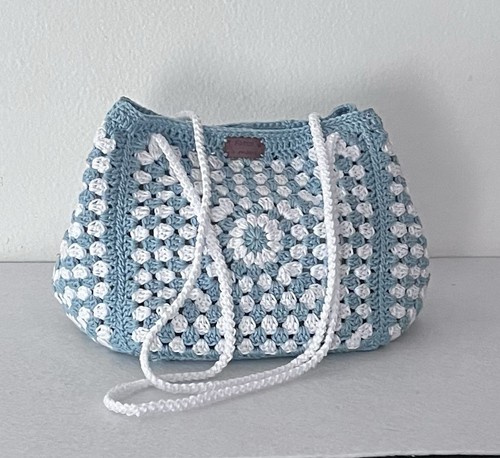 Borsa granny uncinetto - borsa,