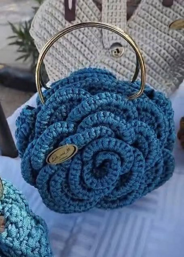 Borsa all uncinetto fatta - all'uncinetto,