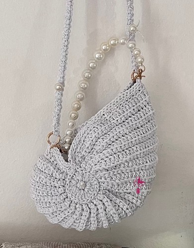Borsa conchiglia uncinetto