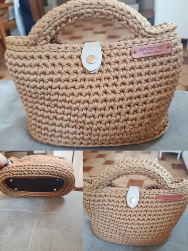 Borsa uncinetto fatta - borsa, mano