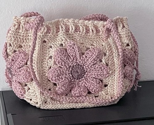 Borsa uncinetto fiori - borsa, uncinetto,