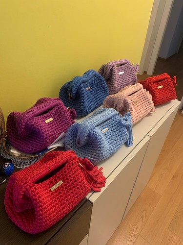 Borsa clutch uncinetto - clutch,
