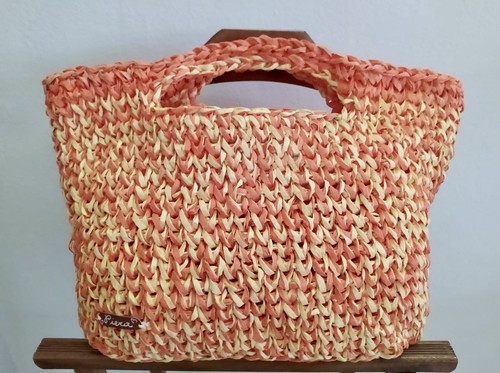 Borsa crochet uncinetto fatta - borsa,