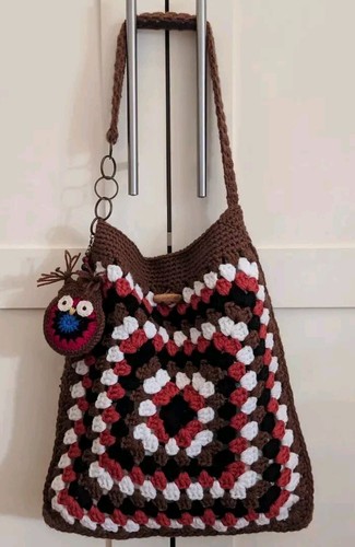 Borsa stile granny - stile, fatta