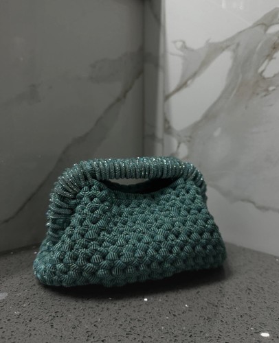 Borsa clutch all uncinetto - borsa, all'uncinetto